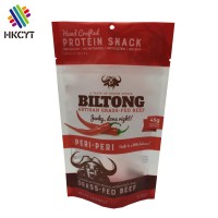 Custom snack biltong beef jerkey packaging bags