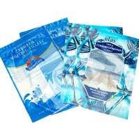 Custom  plastic vacuum bags for frozen fish food products packaging stand up barrier pouch