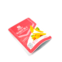 Smell proof resealable high quality stand up aluminum foil ziplock packaging bags with logo for snack /dried mango